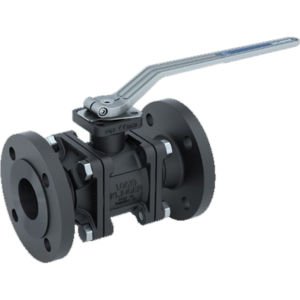 KLINGER Ballostar KHA-F 3-piece Full Bore Ball Valve, Flanged End Connection with Hand Lever
