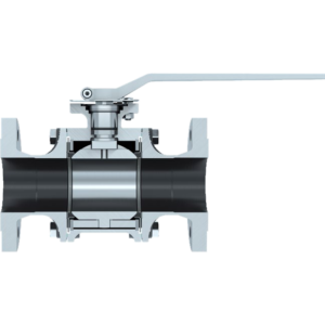 KLINGER Ballostar KHA-F 3-piece Full Bore Trunnion Mounted Ball Valve, Flanged End Connection with Hand Lever