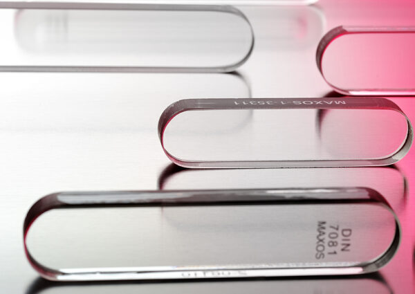 MAXOS Borosilicate Long Form Oblong Type Transparent Level Gauge / Sight Glass acc. to DIN 7081